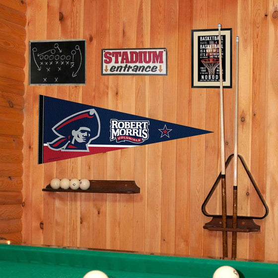 College Flags & Banners Co. Robert Morris Colonials Full Size Pennant Flag