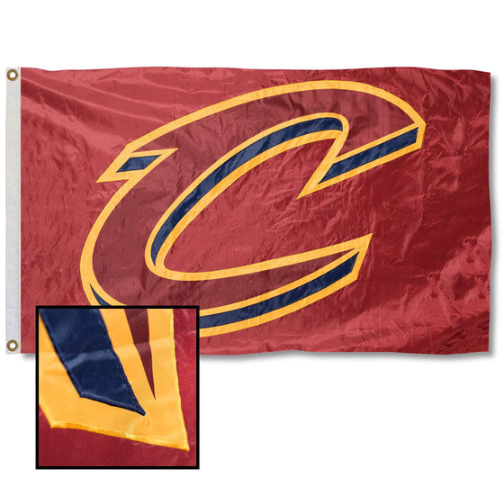 WinCraft Cleveland Cavaliers Applique and Embroidered Flag