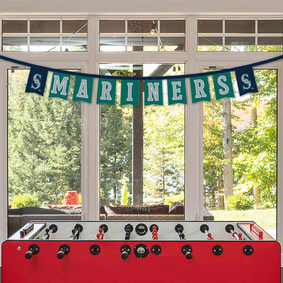 WinCraft Seattle Mariners Banner String Pennant Flags