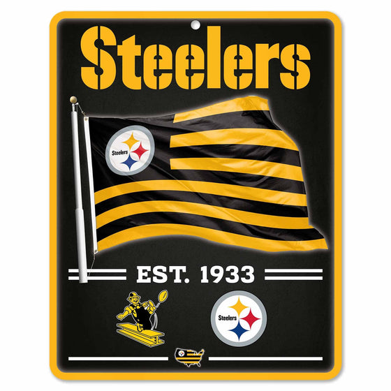 WinCraft Pittsburgh Steelers Americana Banner Flag Sign