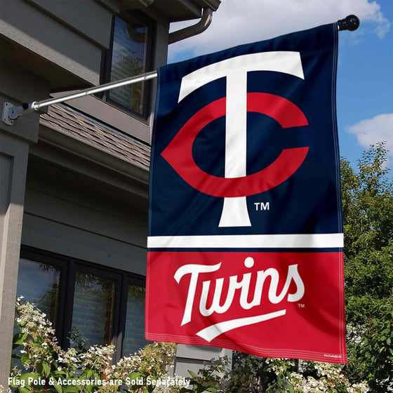 WinCraft Minnesota Twins Double Sided House Banner Flag