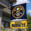 WinCraft Denver Nuggets Pickaxe Logo Double Sided House Banner Flag