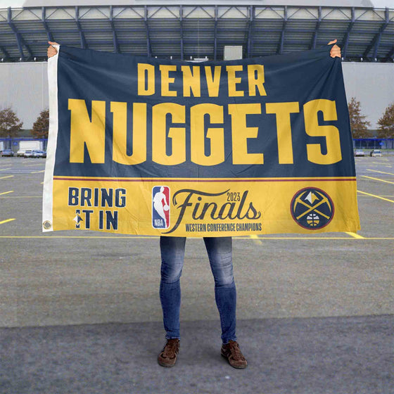 WinCraft Denver Nuggets 2023 Finals Bound Championship Banner Flag