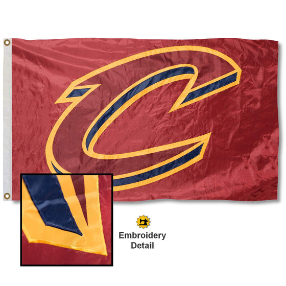 WinCraft Cleveland Cavaliers Applique and Embroidered Flag