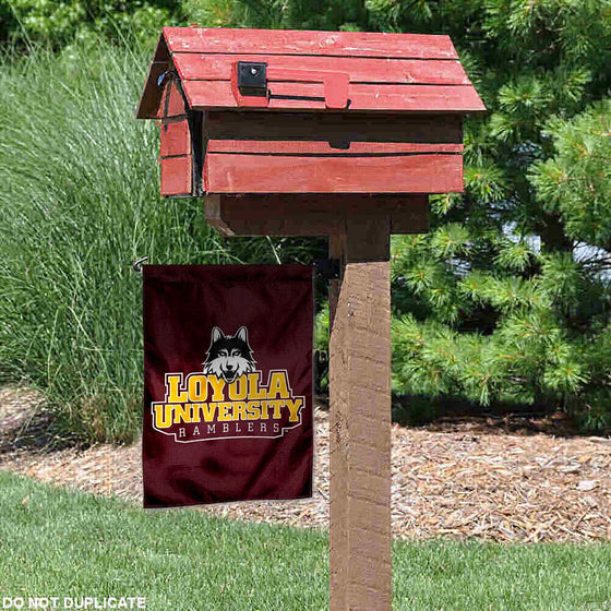 Loyola Chicago Garden Flag and Yard Banner