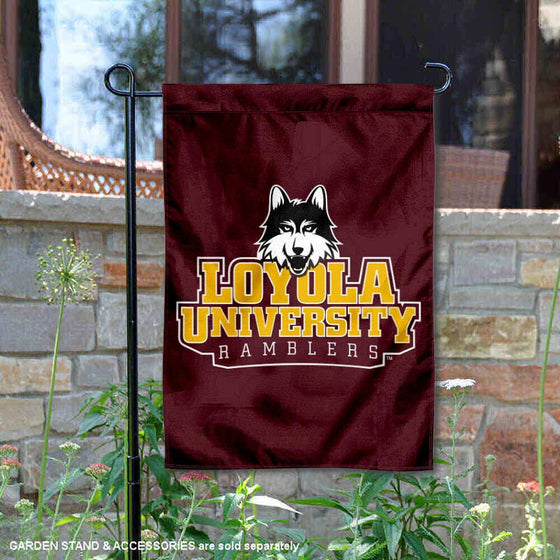 Loyola Chicago Garden Flag and Yard Banner