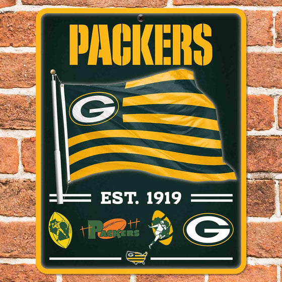 WinCraft Green Bay Packers Americana Banner Flag Sign