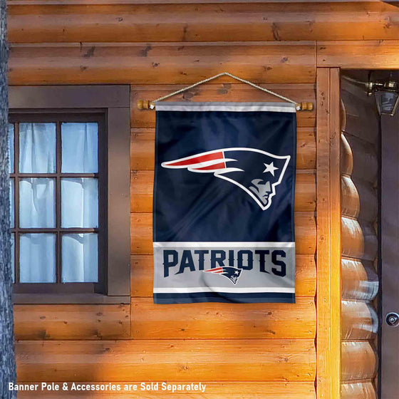 WinCraft New England Patriots Primary Logo House Banner Flag