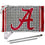 College Flags & Banners Co. Alabama Crimson Tide Houndstooth Flag with Pole and Bracket Kit