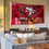 WinCraft San Francisco 49ers 2024 Super Bowl Bound and NFC Champions Flag Outdoor Indoor 3x5 Foot Banner