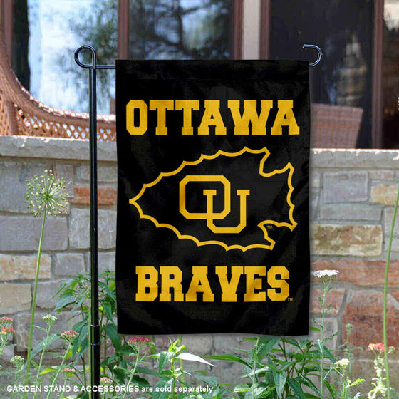 College Flags & Banners Co. Ottawa Braves Garden Flag