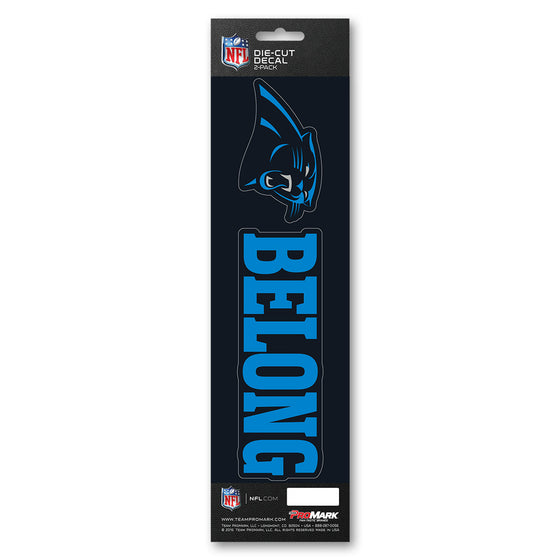 Carolina Panthers Decal Die Cut Slogan Pack