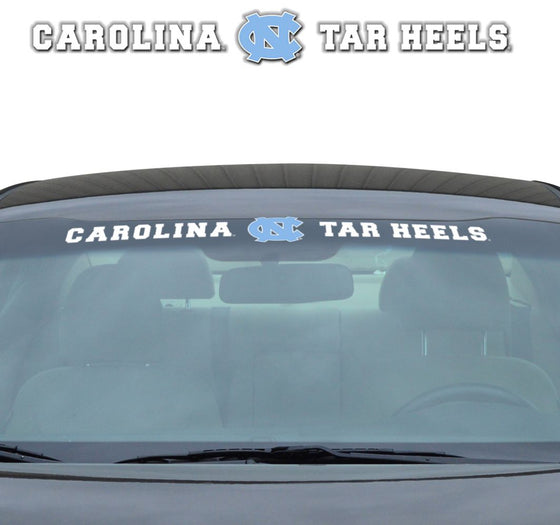 North Carolina Tar Heels Decal 35x4 Windshield