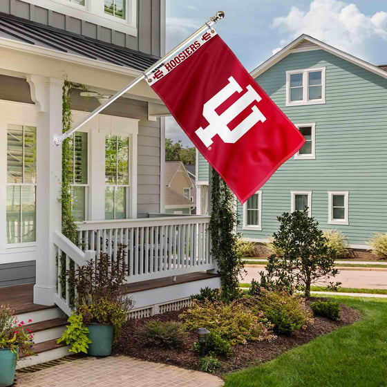 College Flags & Banners Co. Indiana Hoosiers Printed Header 3x5 Foot Banner Flag