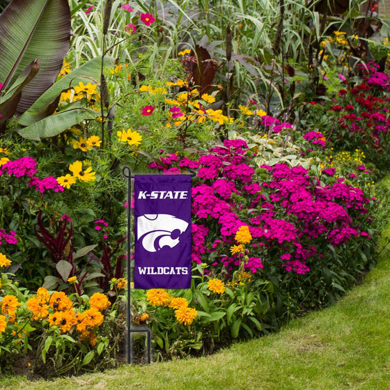 College Flags & Banners Co. Kansas State Wildcats Mini Garden and Flower Pot Flag Topper