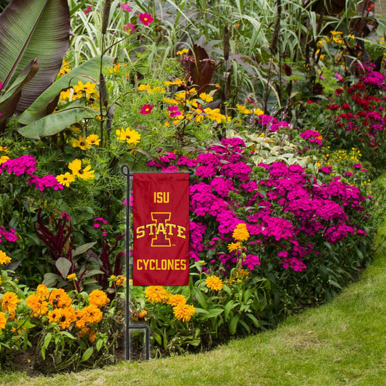 College Flags & Banners Co. Iowa State Cyclones Mini Garden and Flower Pot Flag Topper