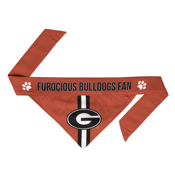 Georgia Bulldogs Pet Bandanna Size M