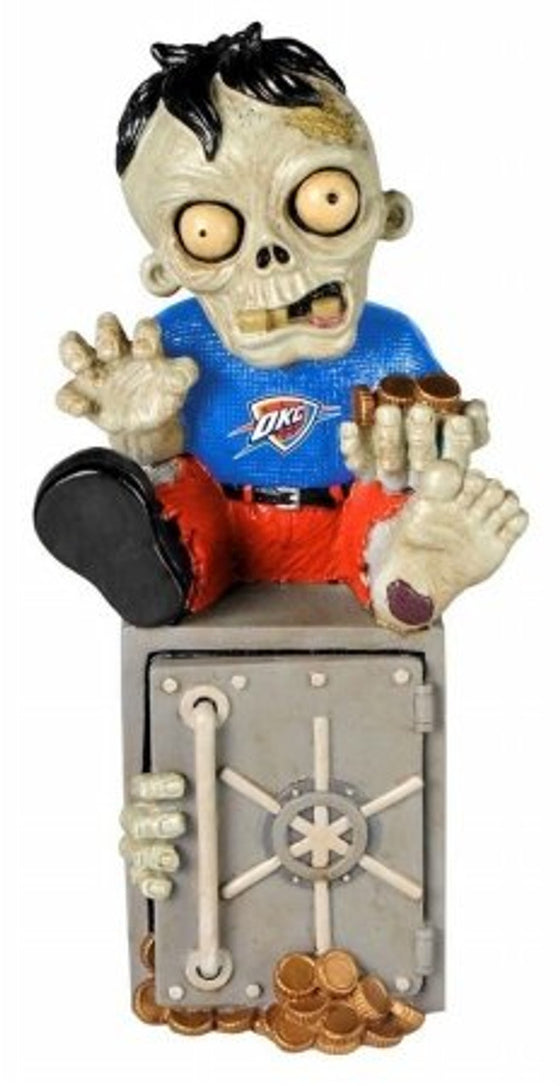 Oklahoma City Thunder Zombie Figurine - On Logo CO