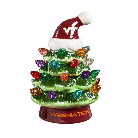 4" Mini LED Tabletop Christmas Tree, Virginia Tech