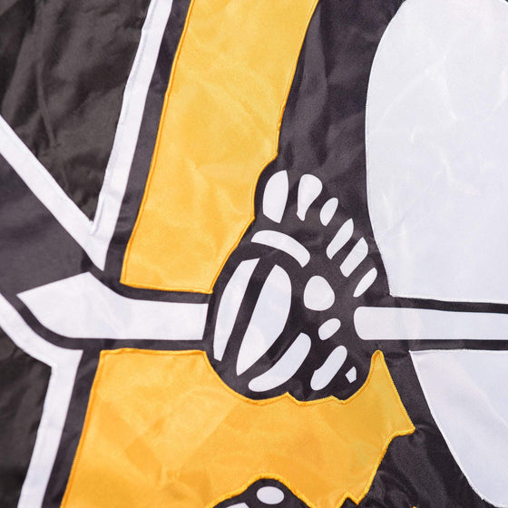 WinCraft Pittsburgh Penguins Applique and Embroidery Flag