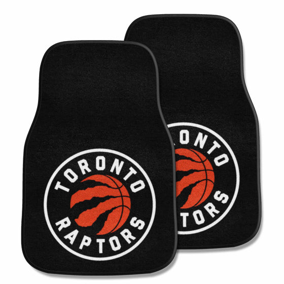 Toronto Raptors Front Carpet Car Mat Set - 2 Pieces