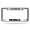 Washington Capitals License Plate Frame Chrome Printed Insert