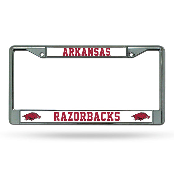 Arkansas Razorbacks Chrome License Plate Frame (CDG)