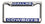 Dallas Cowboys Laser Cut Chrome License Plate Frame