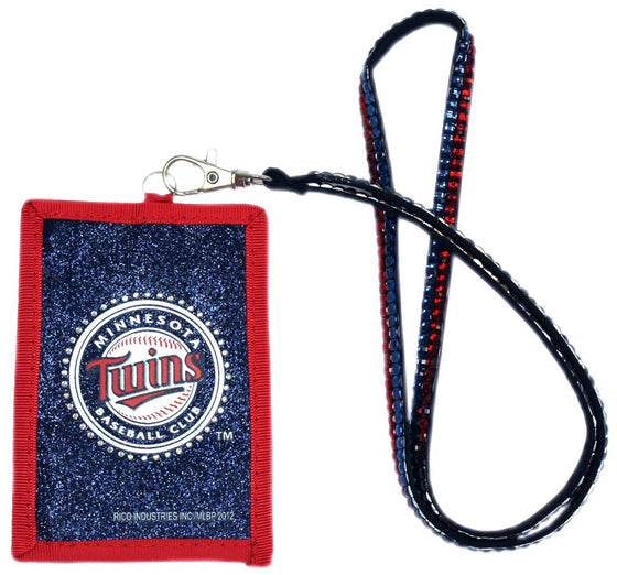 Minnesota Twins Wallet Beaded Lanyard Style