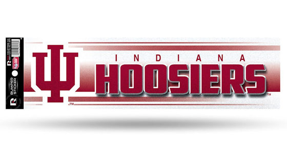 Indiana Hoosiers Decal Bumper Sticker Glitter