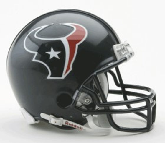 Houston Texans Replica Mini Helmet w/ Z2B Face Mask (CDG)