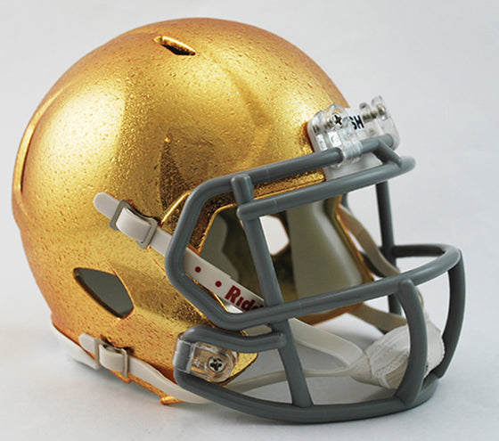 Notre Dame Fighting Irish Helmet Riddell Replica Mini Speed Style HydoFx