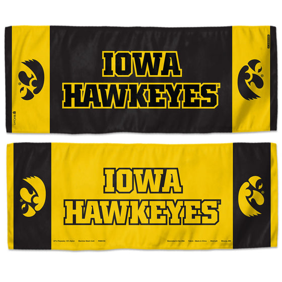 Iowa Hawkeyes Cooling Towel 12x30