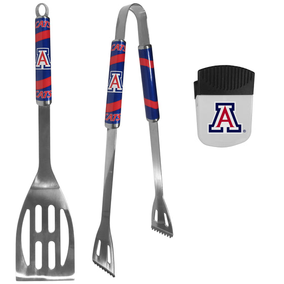 Arizona Wildcats 2 pc BBQ Set and Chip Clip