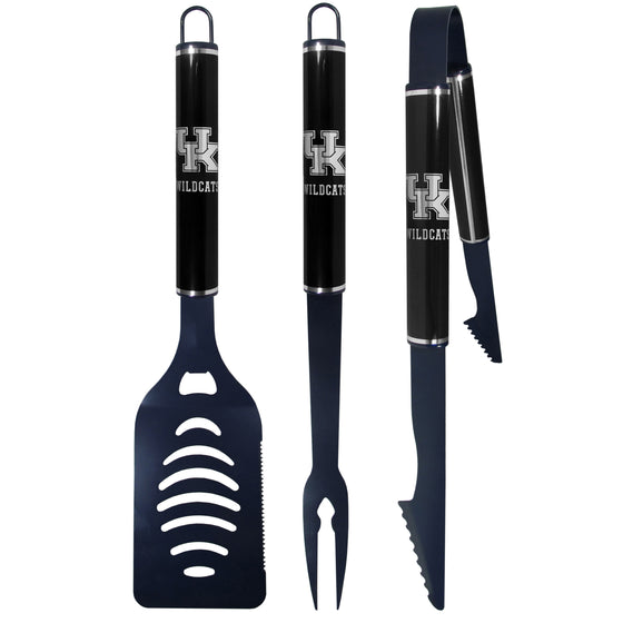 Kentucky Wildcats 3 pc Color and Black BBQ Set