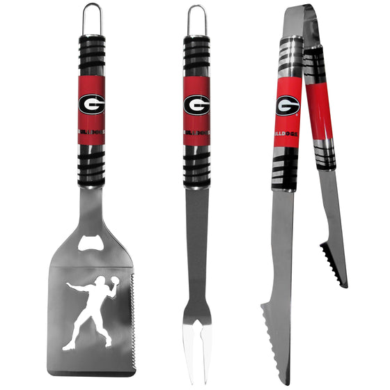 Georgia Bulldogs 3 pc Tailgater BBQ Tools