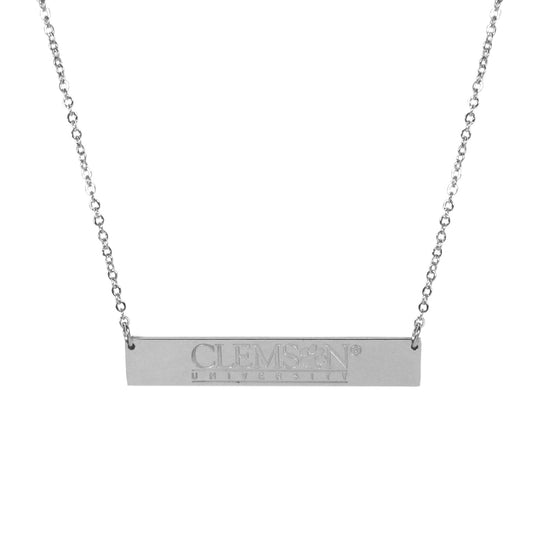 Clemson Tigers Bar Necklace