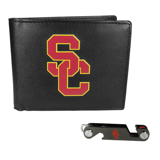 USC Trojans Bi-fold Wallet & Key Organizer