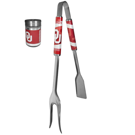 Oklahoma Sooners 3 in 1 BBQ Tool and Season Shaker