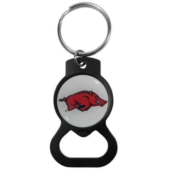 Arkansas Razorbacks Bottle Opener Key Chain, Black