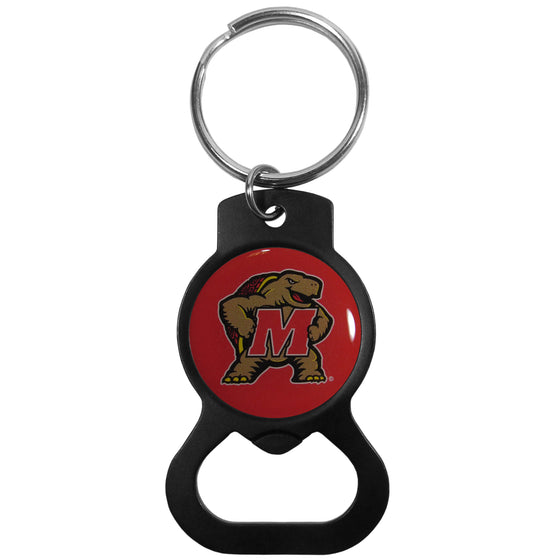 Maryland Terrapins Bottle Opener Key Chain, Black