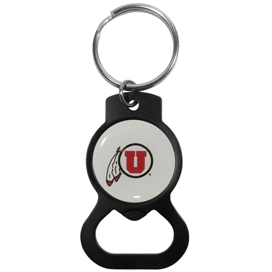 Utah Utes Bottle Opener Key Chain, Black