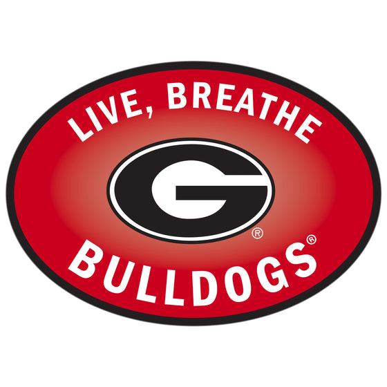 Georgia Bulldogs Live-Breath Auto Decal