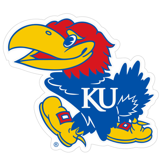 Kansas Jayhawks 8 inch Auto Decal