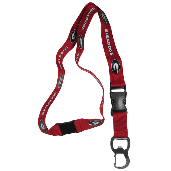 Georgia Bulldogs Lanyard, Bottle Opener