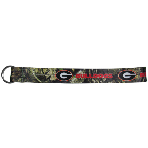 Georgia Bulldogs Lanyard Key Chain, Mossy Oak