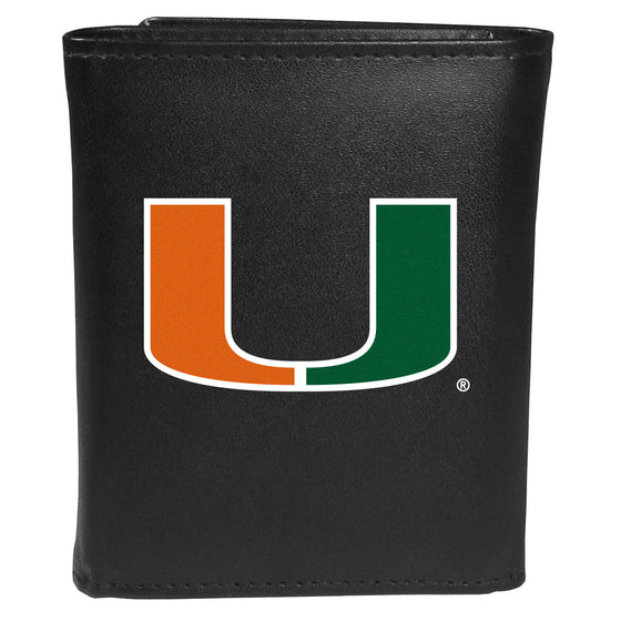 Miami Hurricanes Tri-fold Wallet Large Logo