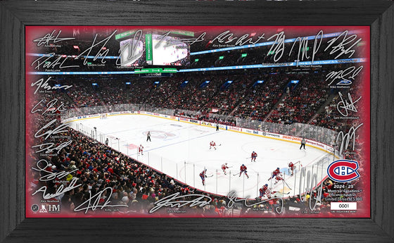 Montreal Canadiens 2024-25 Signature Rink