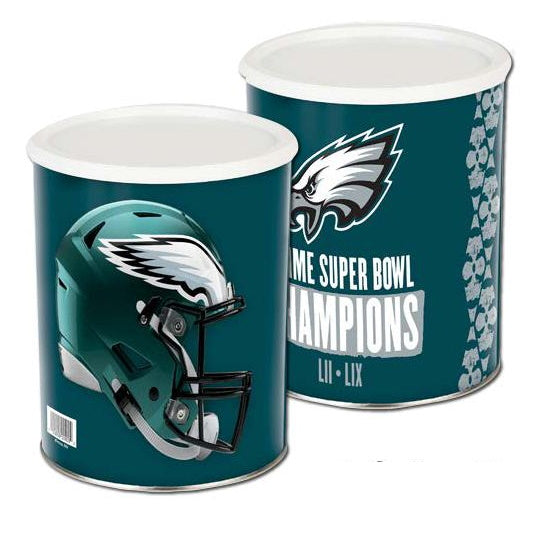 Philadelphia Eagles Super Bowl LIX Champions 1 Gallon Gift Tin