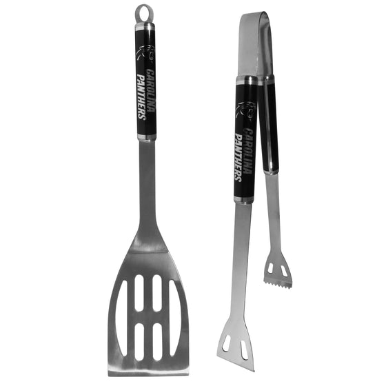 Carolina Panthers 2 pc Black BBQ Set